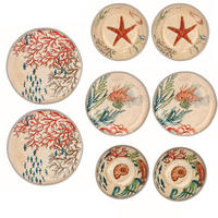 GESCHIRRSET 8-teilig Sea Life Set - Multicolor, Kunststoff (12/5/12cm) - Rose & Tulipani