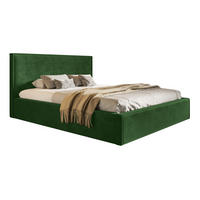 DOPPELBETT 180x200 cm mit Bettkasten Kyoto, Samtstoff, Grün - Grün, Holz/Textil (180/200cm) - Emporius