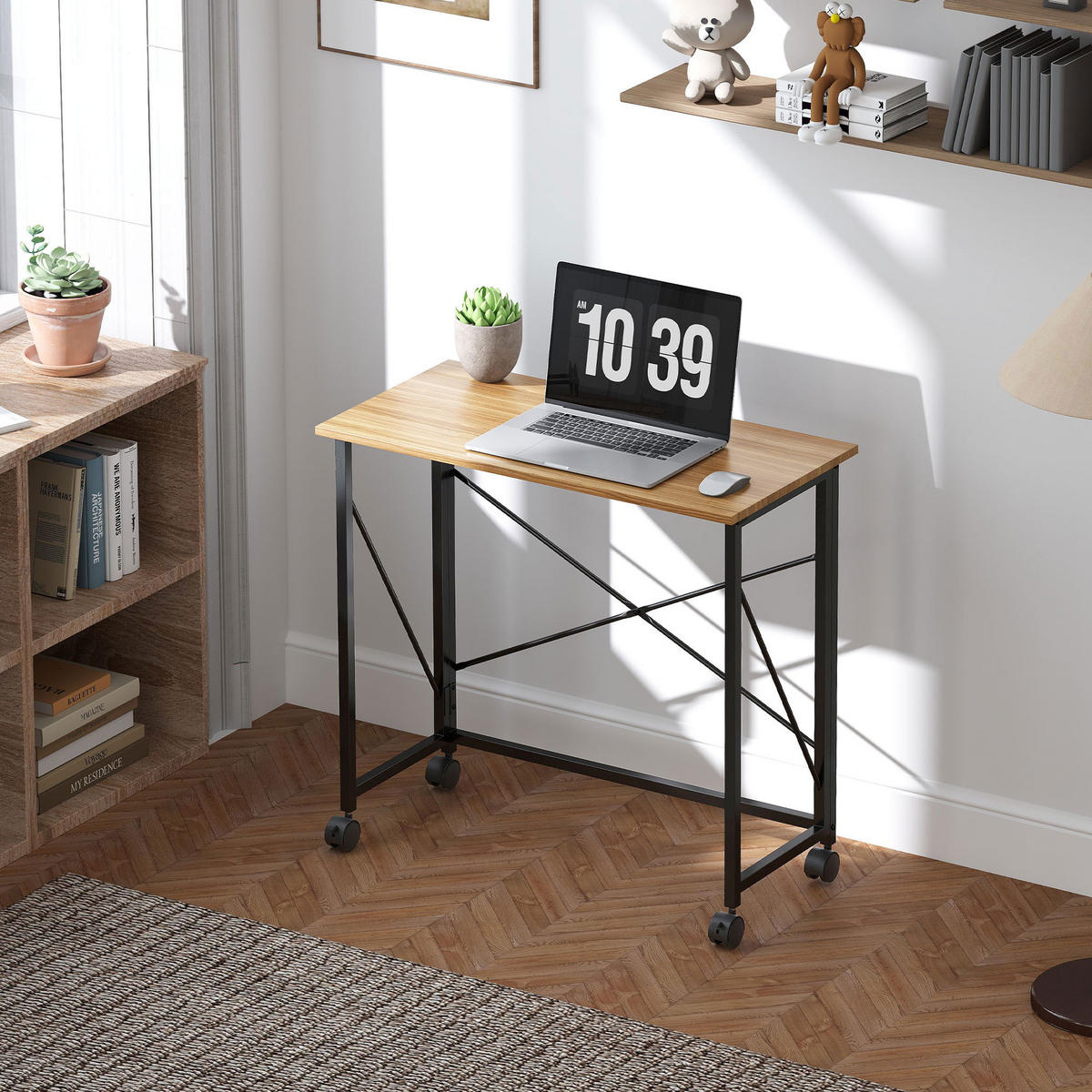SCHREIBTISCH Eichefarben 40.0/80.0/75.0 cm - Eichefarben, Holzwerkstoff (40/80/75cm)
