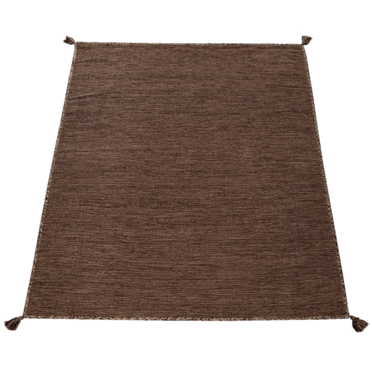 HOCHFLORTEPPICH 240/340 cm Kilim 210 - Braun, Textil (240/340cm) - Paco Home