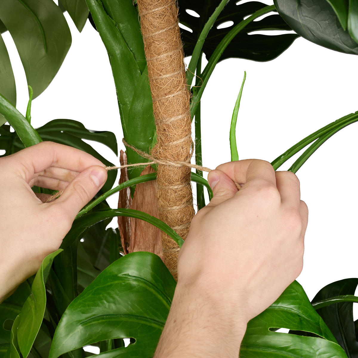 5XKOKOSSTÄBE - Hellbraun, Textil/Metall (3cm) - Relaxdays