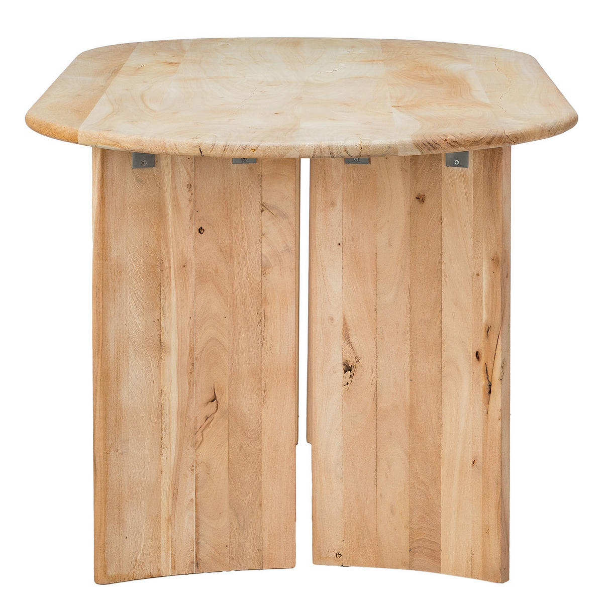 MASSIVER ESSTISCH - Akazie - Akaziefarben, Holz (90/180/77cm) - home24