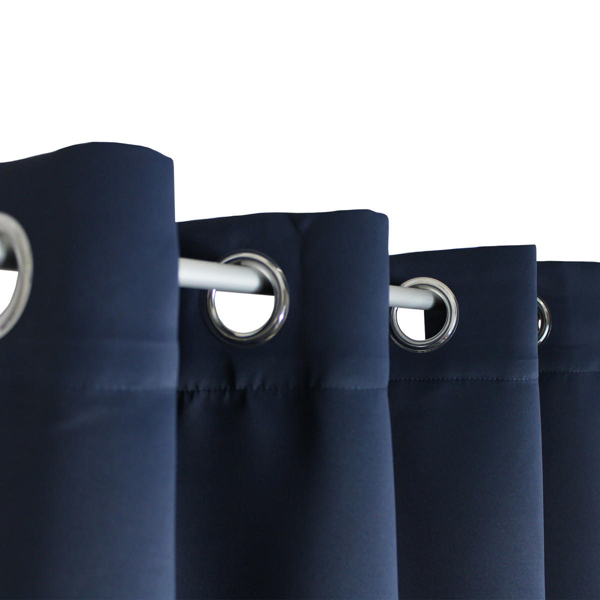 VERDUNKELUNGSVORHANG Ösen 140/175 cm Navy Blau - Dunkelblau, Textil (140/175cm) - TiborTex