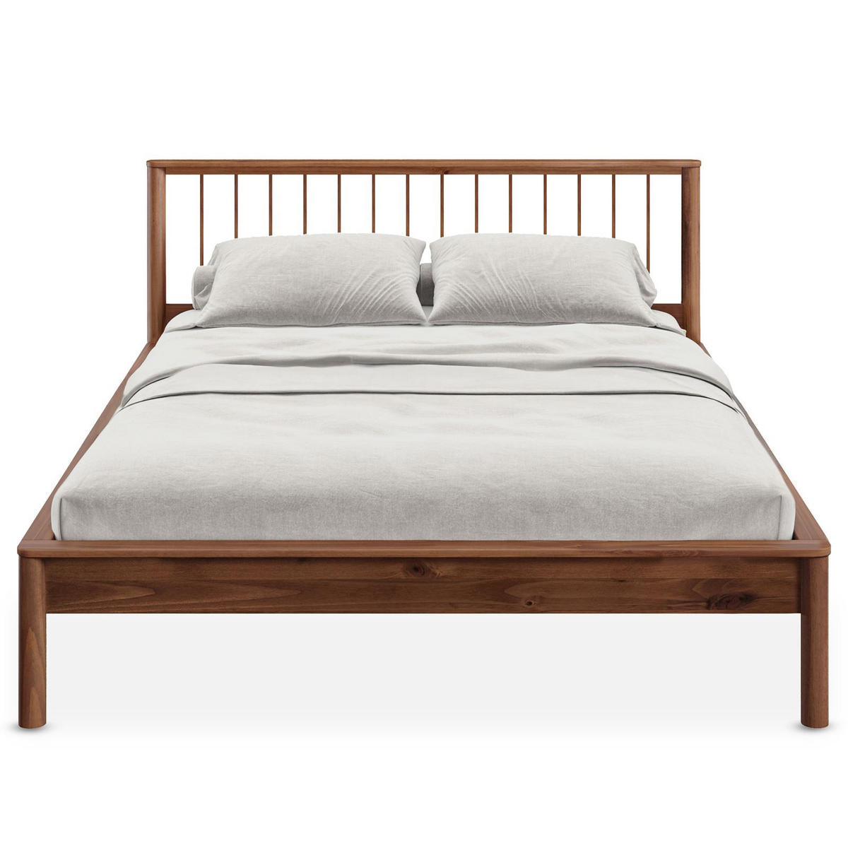BETT APOANA 140X190 CM - Kastanienfarben, Holz (140/190cm) - IDIMEX