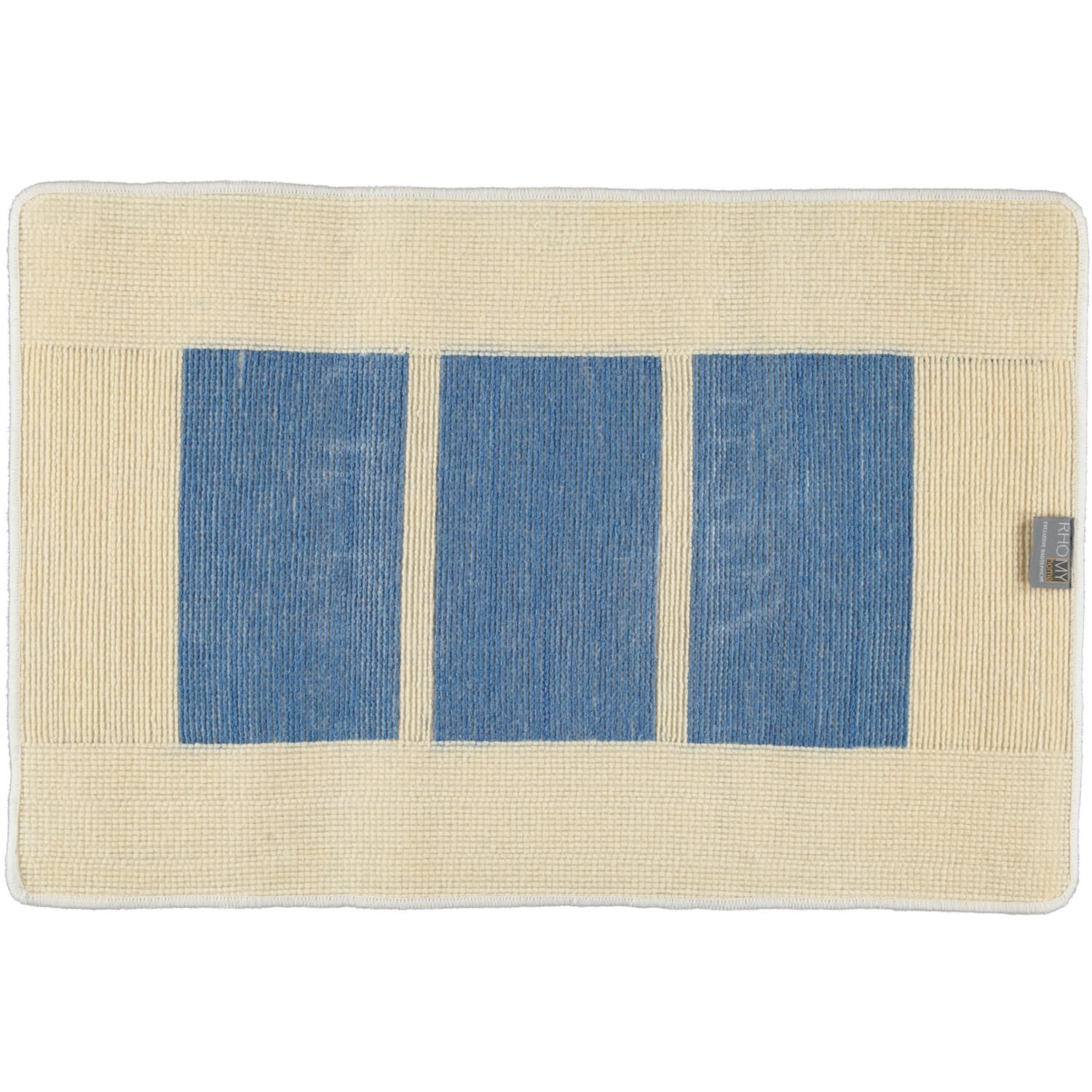 BADTEPPICH LIBERTY WEISS-BLAU - 844 - Blau, Textil (60/90cm) - Rhomtuft