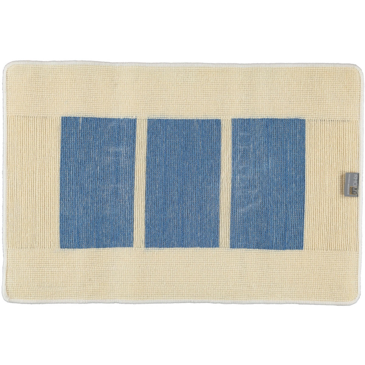 BADTEPPICH LIBERTY WEISS-BLAU - 844 - Blau, Textil (60/90cm) - Rhomtuft