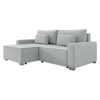 ECKSOFA Zeus - Grau, Holz/Kunststoff (238/160cm) - MIRJAN24