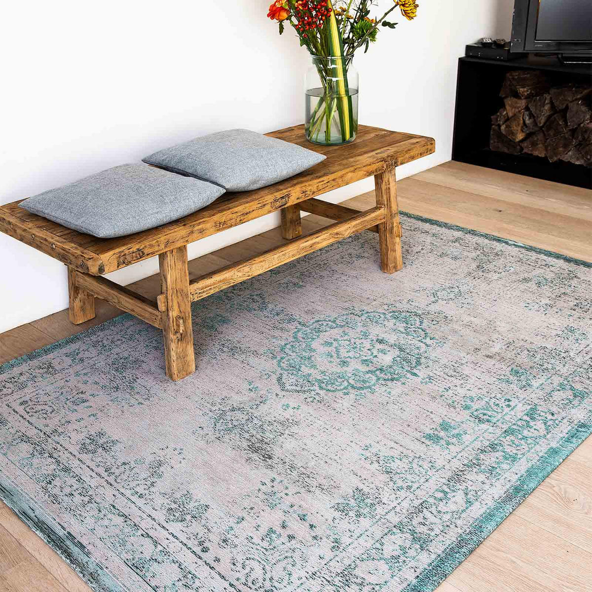 TEPPICH In-/Outdoor Flachgewebe STONY Grau 240 x 340 cm - Grau, Textil (240/340cm) - Novatrend