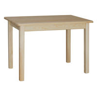 ESSTISCH Kiefernholz, quadratische Beine, Kiefer Lackiert 120 × 70 × 75 cm - Kieferfarben, Holz (120/70/75cm) - Koma