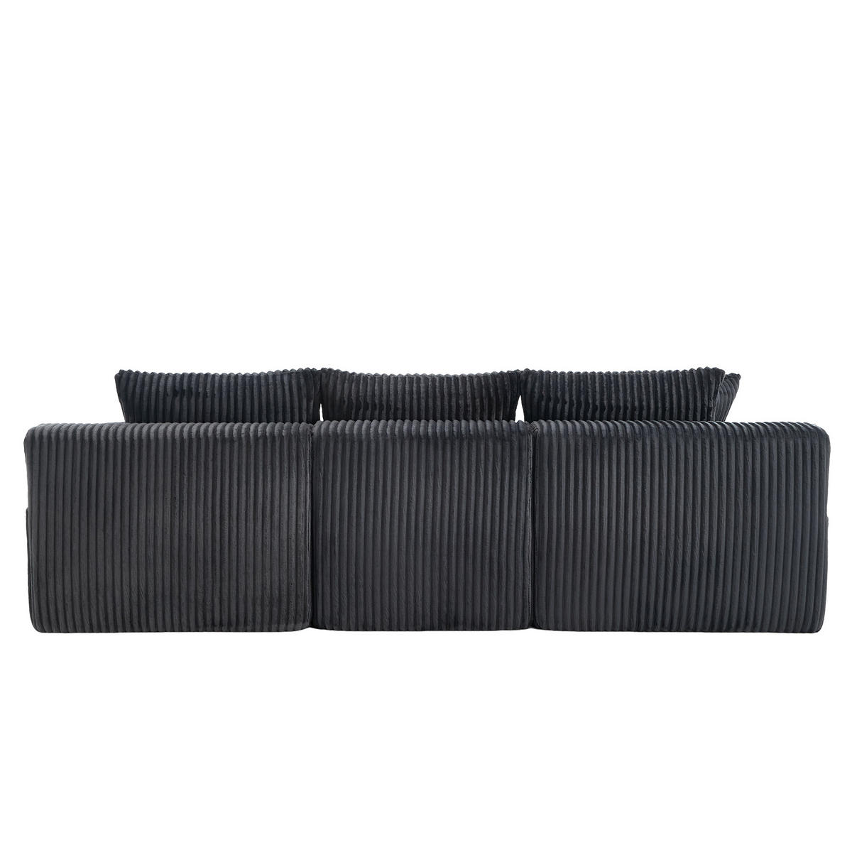 ECKSOFA 257/90-160/62 cm Grau - Grau, Textil (160/257cm)