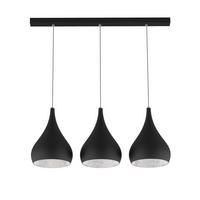 HÄNGELEUCHTE - Schwarz, Metall (55/25/55cm) - Lumicom