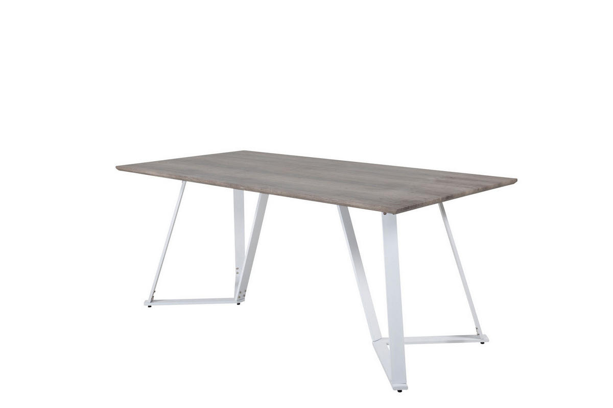 ESSTISCH 90x180 cm grau - Grau, Holzwerkstoff (180/90/75cm) - ebuy24