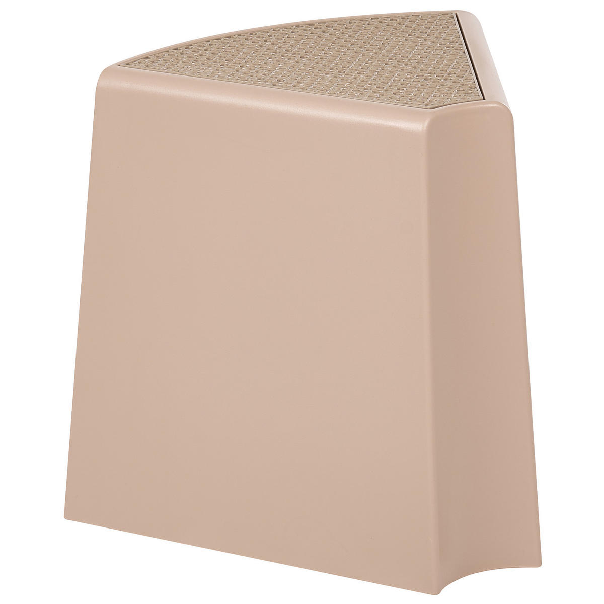 GARTENHOCKER 4er-Set Beige Evros - Beige, Kunststoff (43/45/35cm) - Beliani