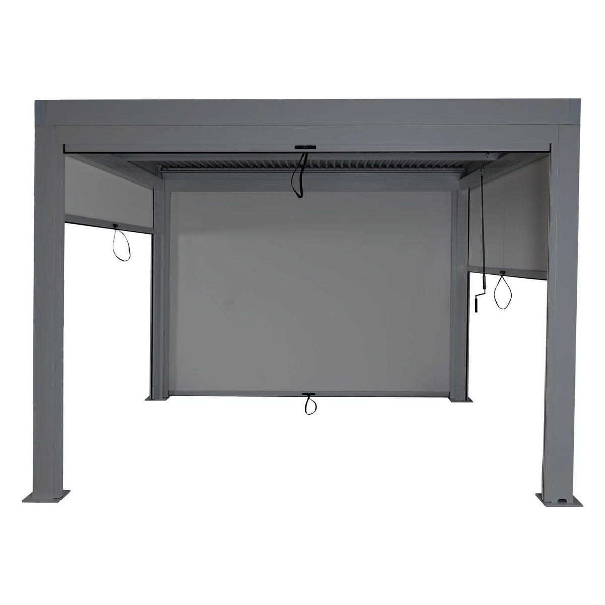 PERGOLA 4x Seitenwand 220x300x300cm Anthrazit - Anthrazit, Metall (300/220/300cm) - BERLINLODGE