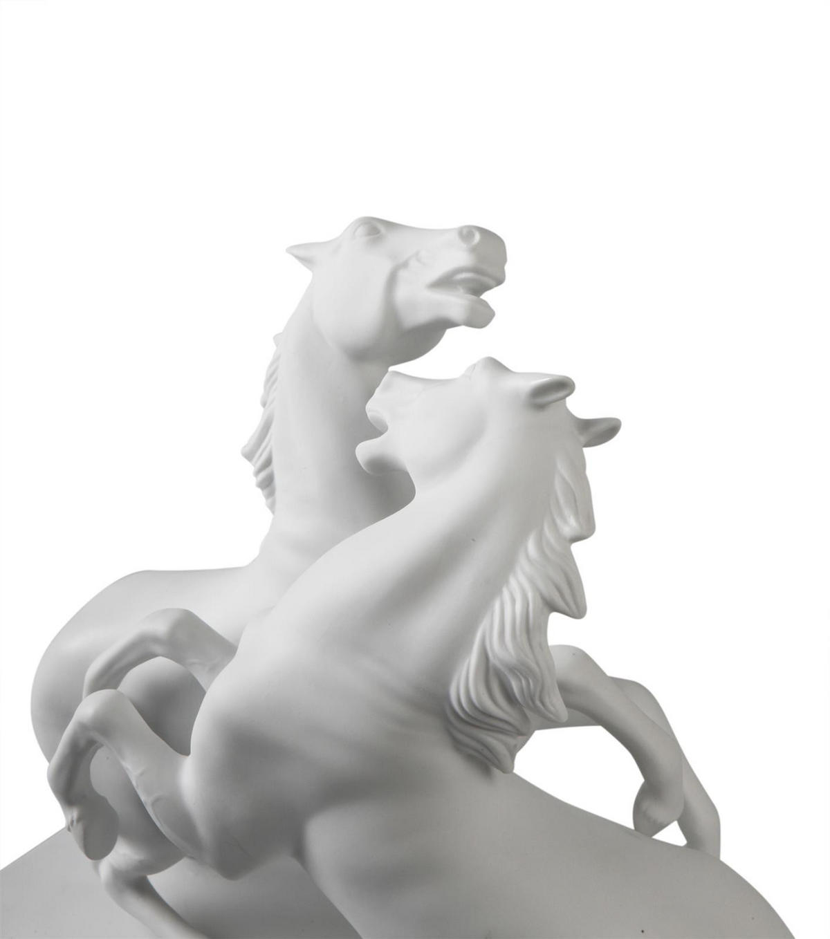 DEKOFIGUR PFERDE ARTISTE ER ALEGRIA Studio 8 Chevaux weiß 32 cm - Weiß, Keramik (16.5/29/32cm) - Goebel