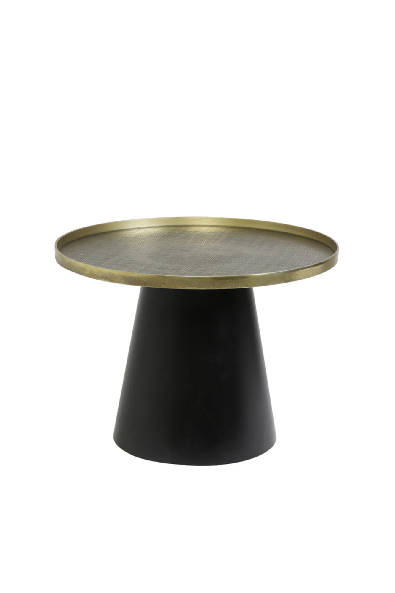 COUCHTISCH Popeta Bronze Ø60/44 cm - Bronzefarben, Metall (60/60/44cm) - Light & Living