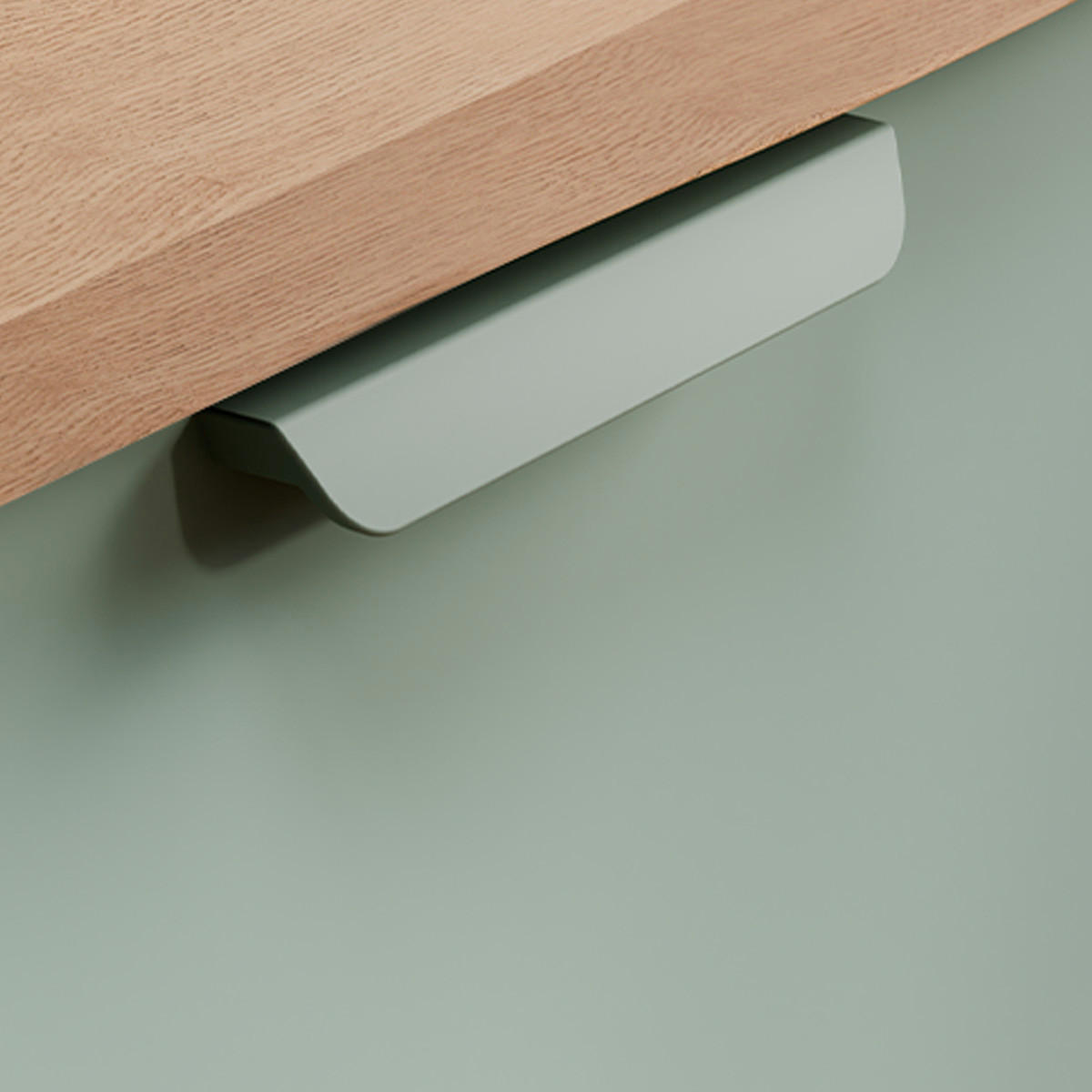 WASCHTISCH 61cm Oria Grün - Grün, Holzwerkstoff (61/50/46cm) - Petits-meubles