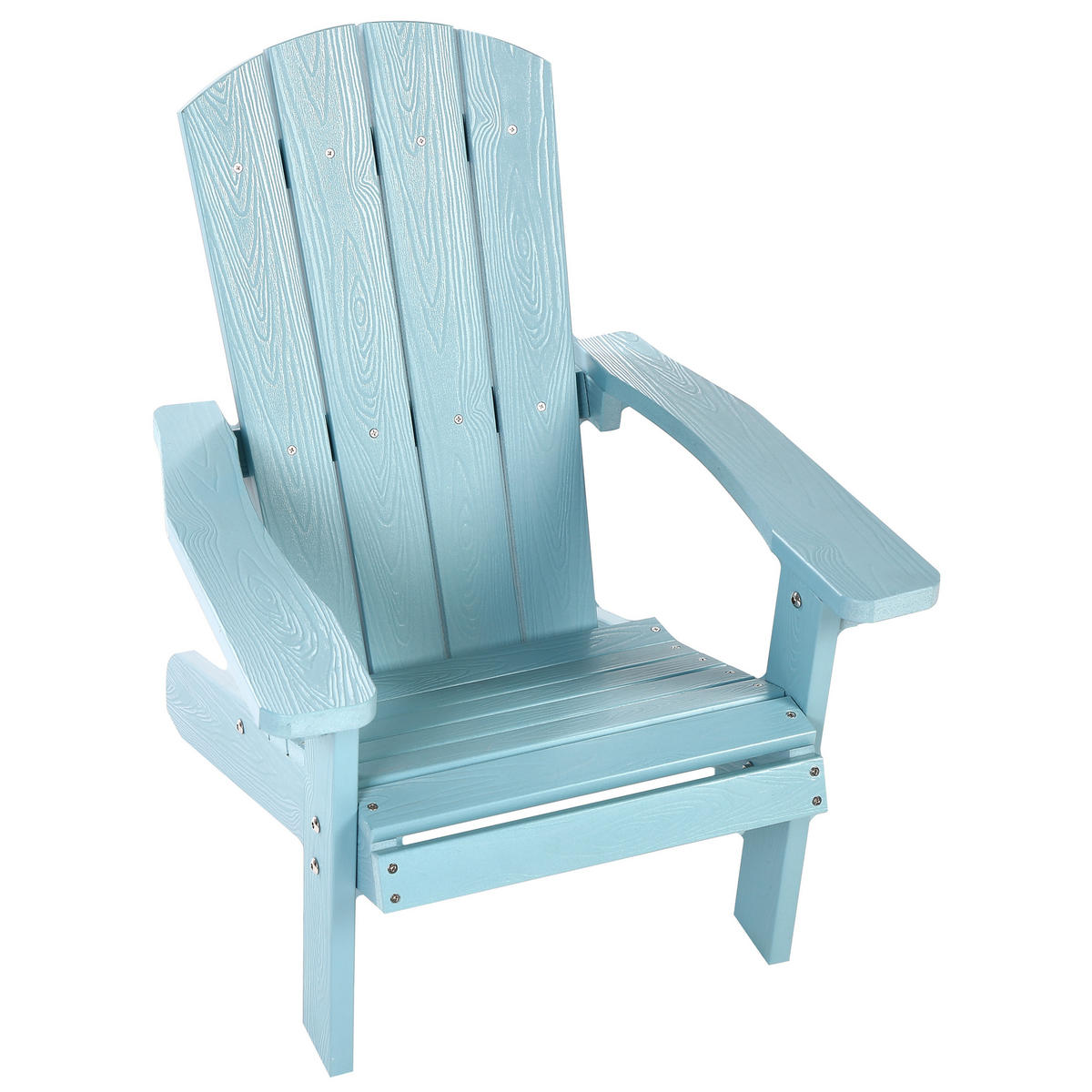 KINDERSESSEL Blau Adirondack - Blau, Kunststoff (40/64/50cm) - Beliani