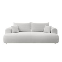 SCHLAFSOFA Ovo Grau Boucle - Grau, Textil (250/95/110cm) - Selsey