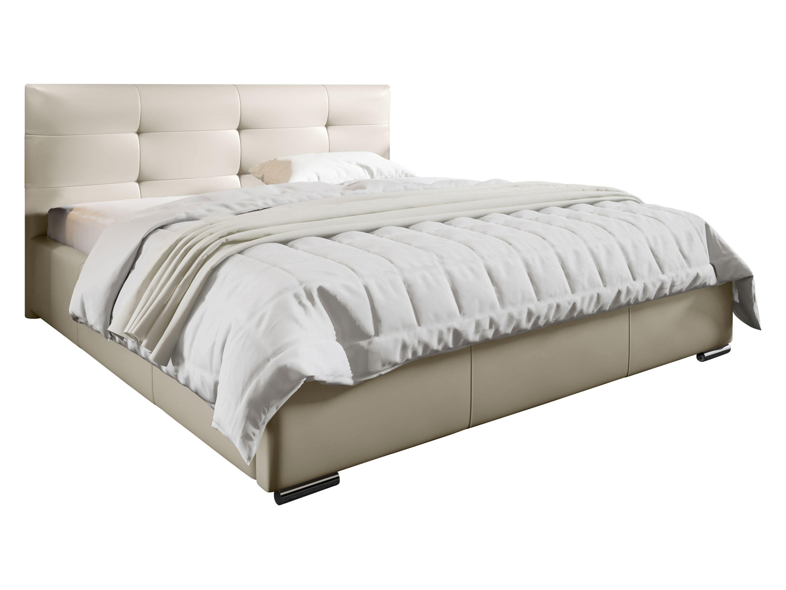 POLSTERBETT Lazio - Beige, Holz (160/200cm) - MIRJAN24