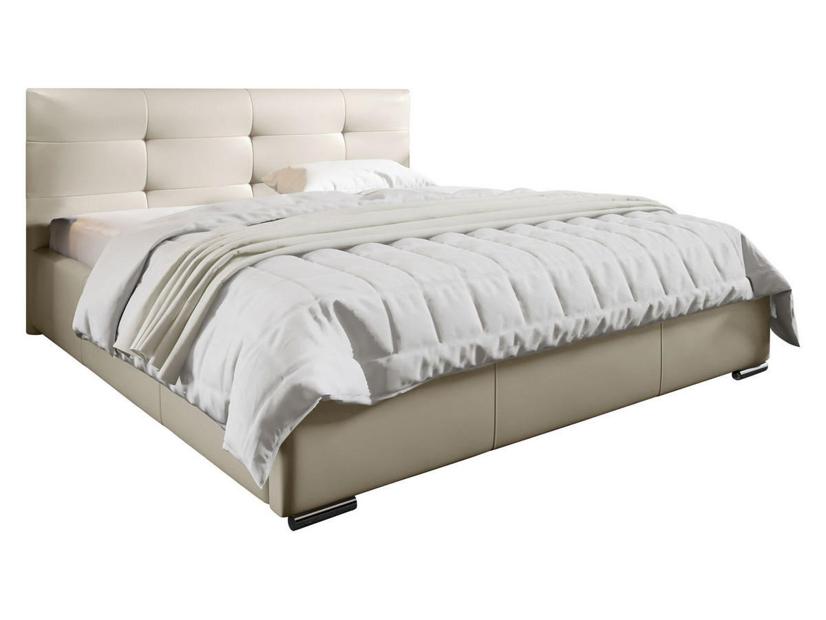 POLSTERBETT Lazio - Beige, Holz (180/200cm) - MIRJAN24