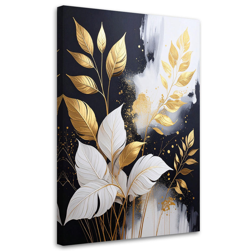 Feeby Leinwandbild, Gold 70x100 cm