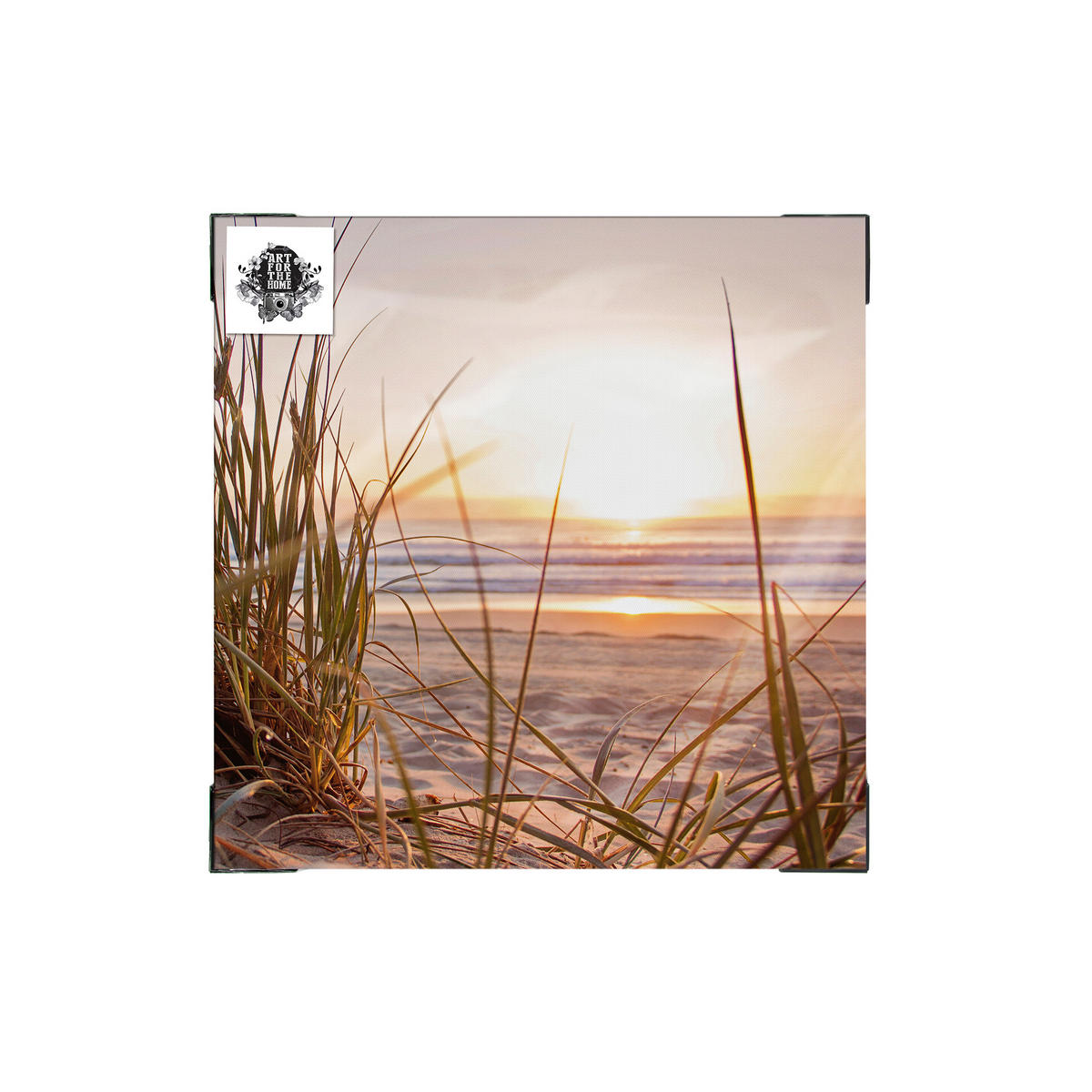 LEINWANDBILD Sonnenuntergang 50x50cm - Multicolor, Holzwerkstoff (50/50cm) - Art for the Home