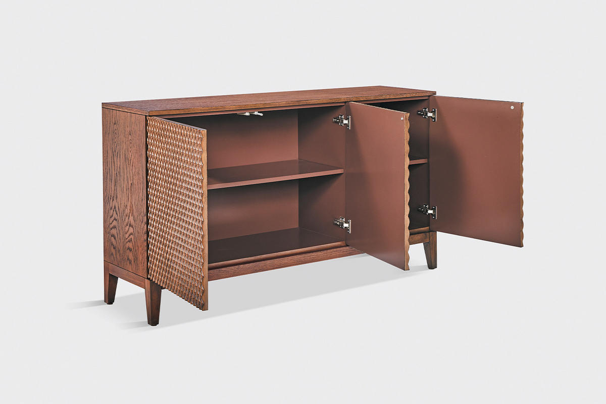 SIDEBOARD COPAS Braun Holz - Braun, Eichenholz/Holz (150/85/40cm) - KAWOLA