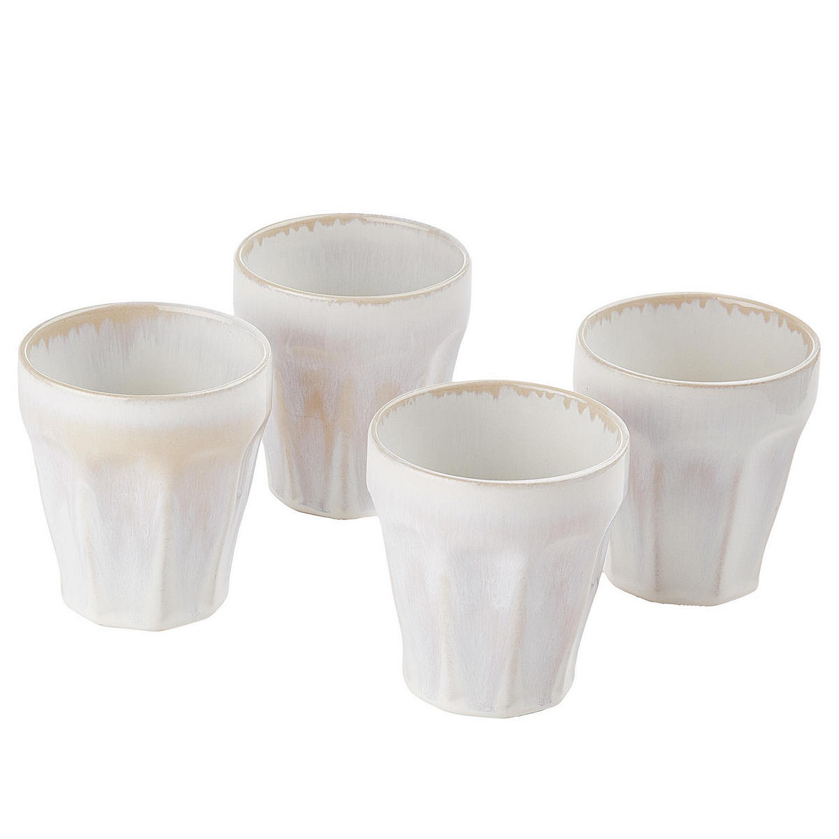 KAFFEETASSE (6er Set) Bergamo - Weiß, Keramik (0.25L) - Butlers