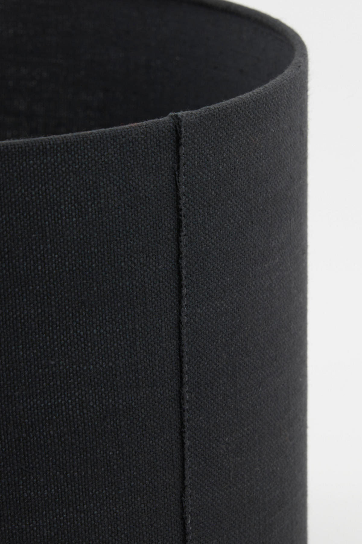 LAMPENSCHIRM Livigno Schwarz Ø30/21 cm - Schwarz, Textil (30/30/21cm) - Light & Living