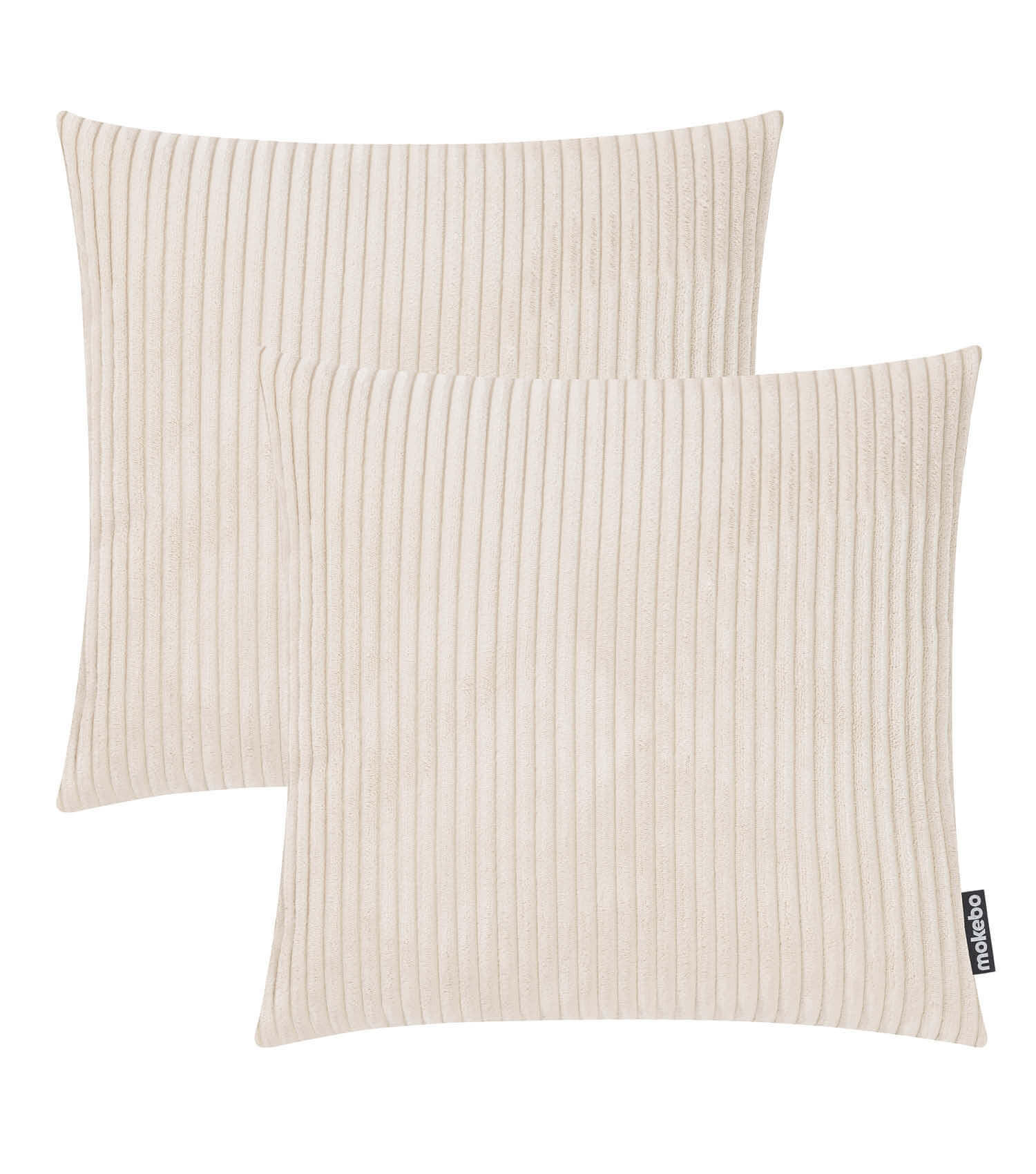 DEKOKISSEN SET Die Kuschelbuddies - Beige, Textil (45/45cm) - Mokebo