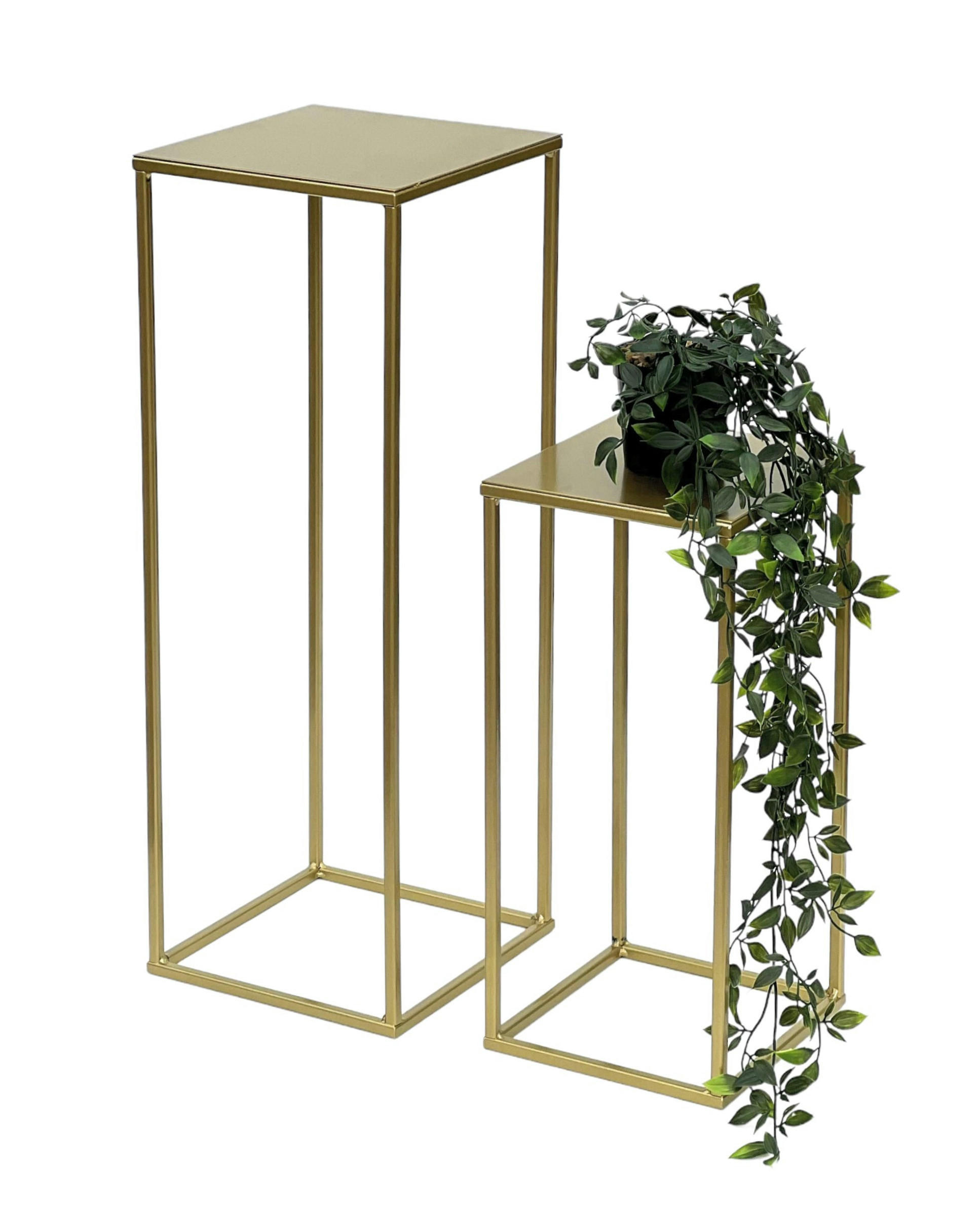 DanDiBo Blumenhocker Gold 23x62x23 cm
