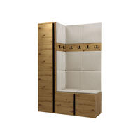 GARDEROBEN-SET Orion IX - Beige/Eiche Artisan, Holzwerkstoff/Kunststoff (124/186/46cm) - MIRJAN24