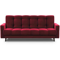 3-SITZER Schlafsofa Nancy Bis bordeaux - Bordeaux, Holz/Textil (220/89/93cm) - Beautysofa