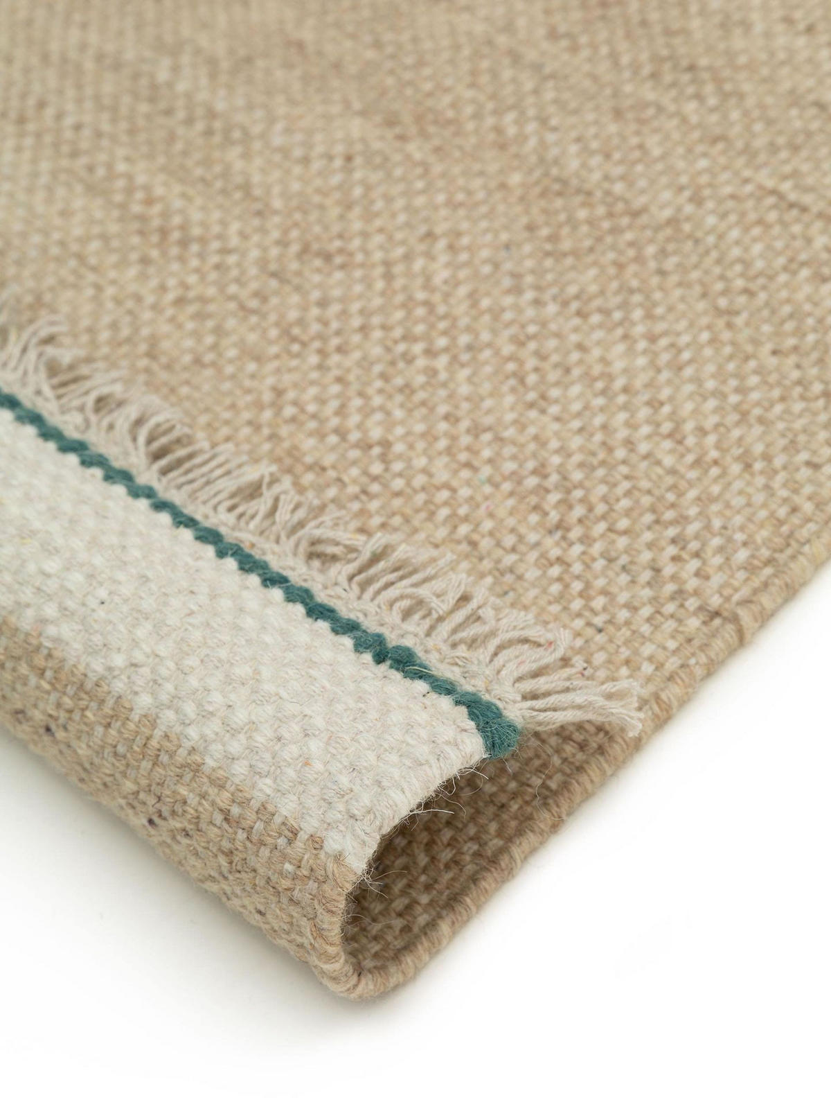 WOLLTEPPICH-LÄUFER Karla Beige 80x250 cm - Beige, Textil (80/1cm) - KUNSTLOFT