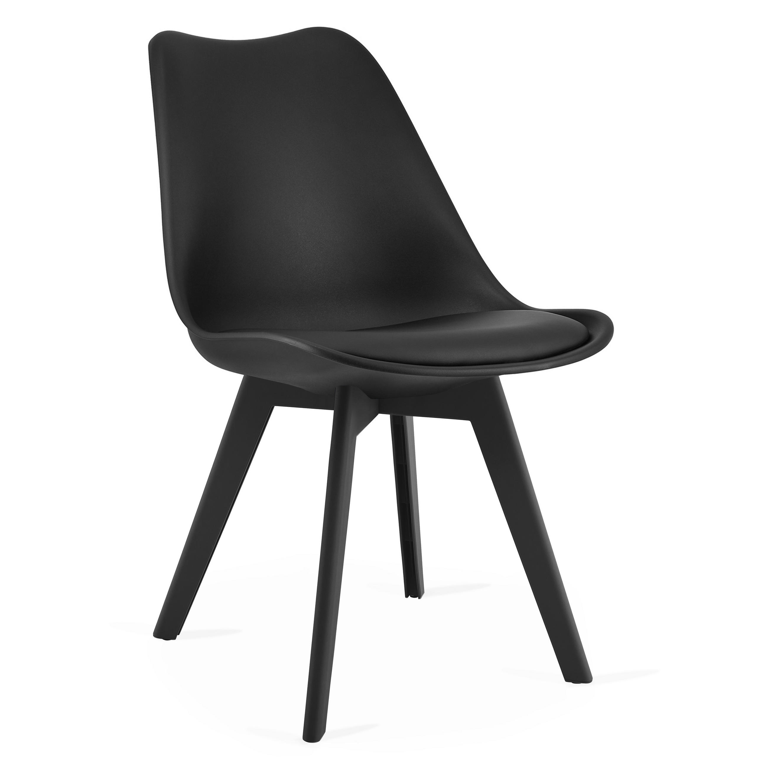 Valora Esszimmerstuhl Schwarz 49x82x43 cm