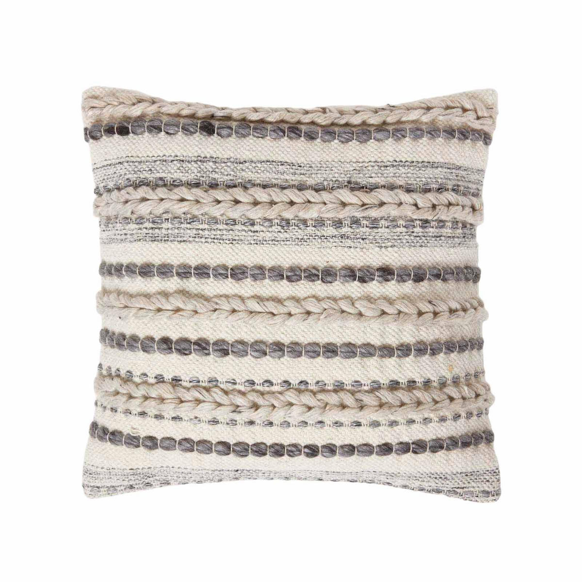 KELIM-KISSEN Fyn 45/45 cm - Creme, Textil (45/45cm) - Homescapes