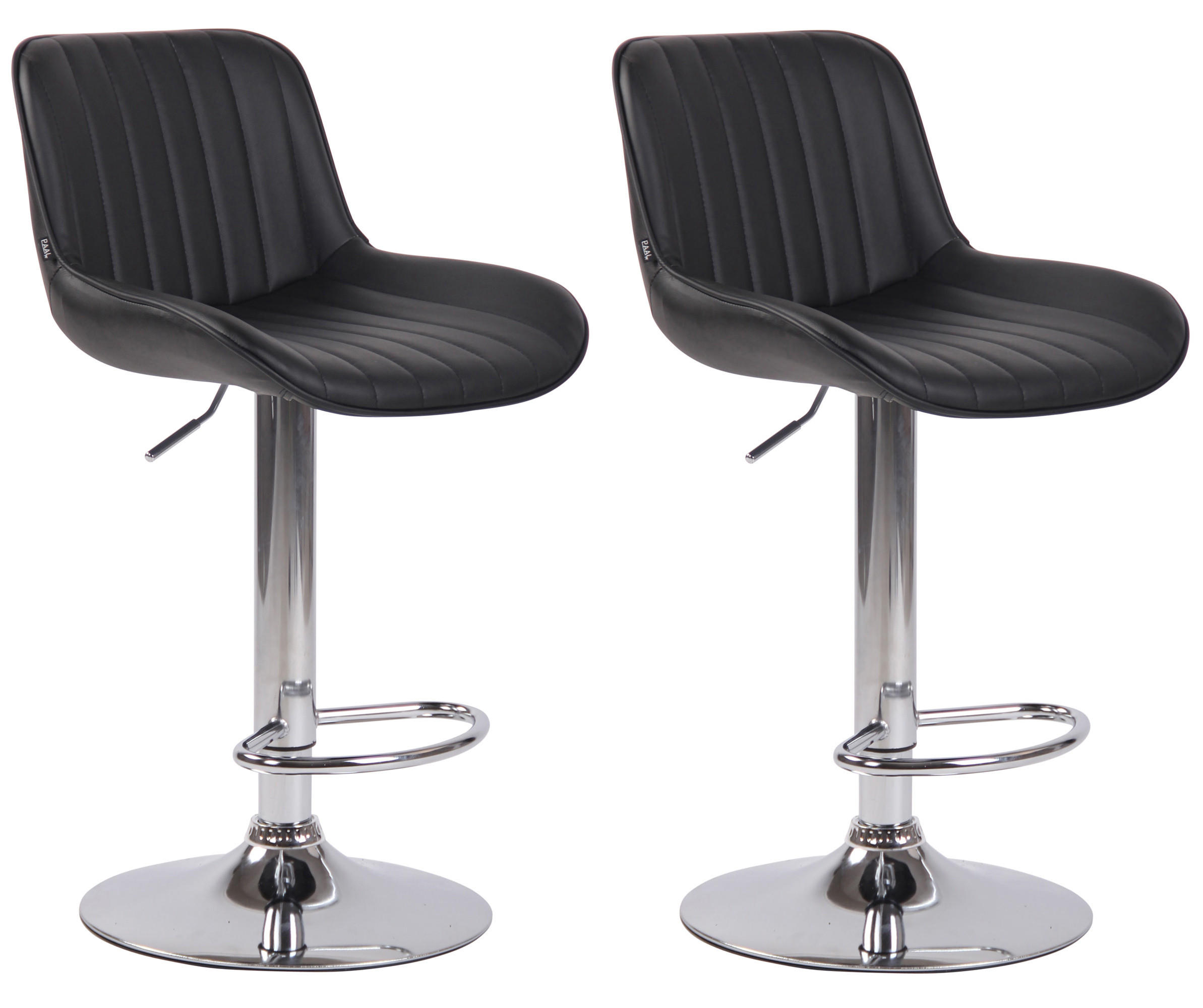 Deluke Barhocker Schwarz 50x86x50 cm