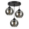 PENDELLEUCHTE HAGEN - Schwarz, Glas/Metall (40/40/70cm) - kiki design