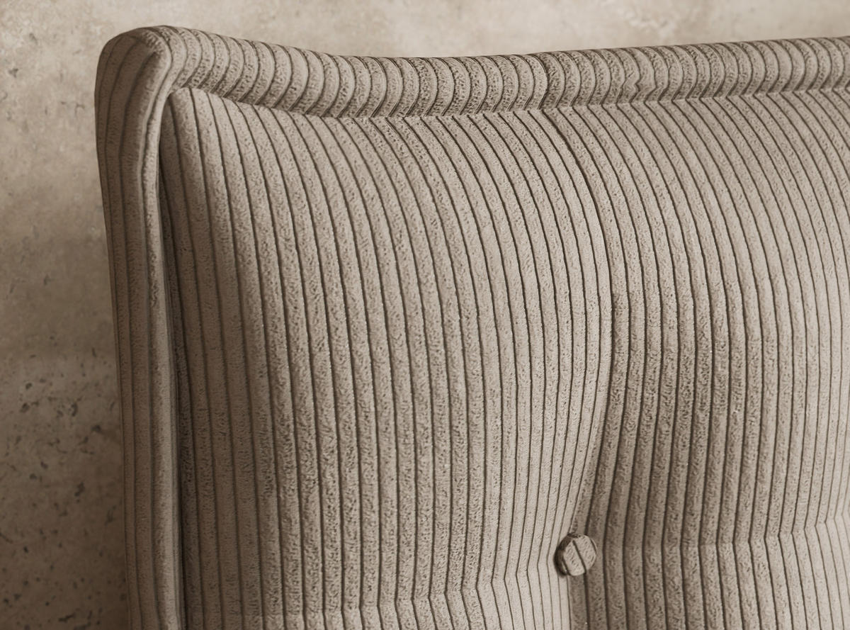 BOXSPRINGBETT Fatu 140/200 cm, in Beige, Bettkasten, Matratze, Topper - Beige/Schwarz, Holz/Holzwerkstoff (140/200cm) - Maison de Reve