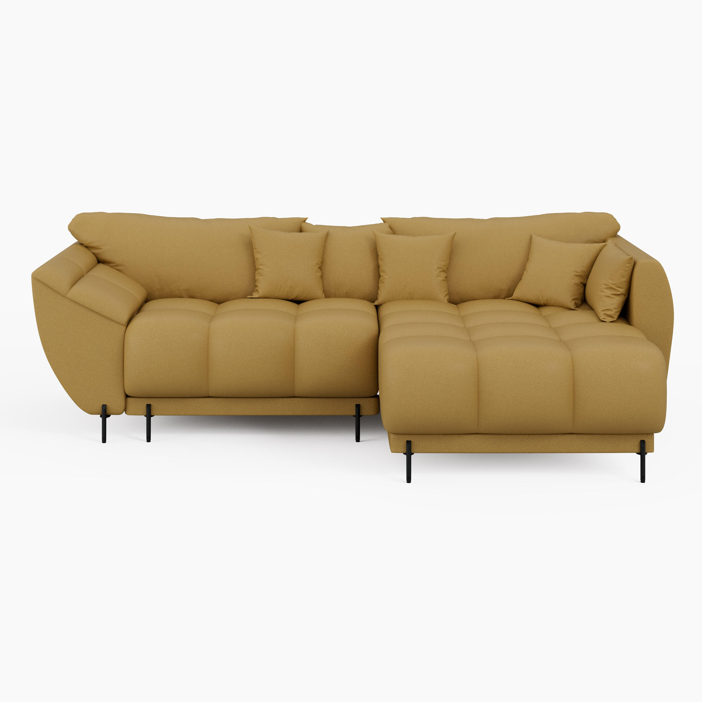 Barchello Ecksofa Gelb 285x180 cm