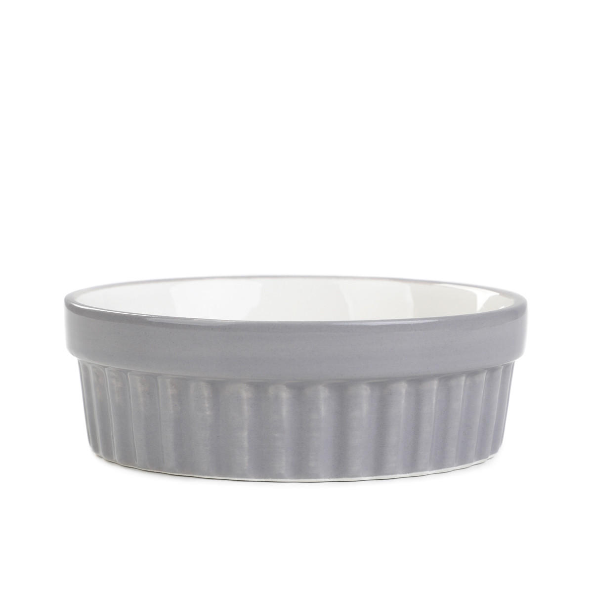 HUNDENAPF Catty 12/4 cm - Grau, Keramik (12/12/4cm) - Homla