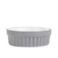 HUNDENAPF Catty 12/4 cm - Grau, Keramik (12/12/4cm) - Homla