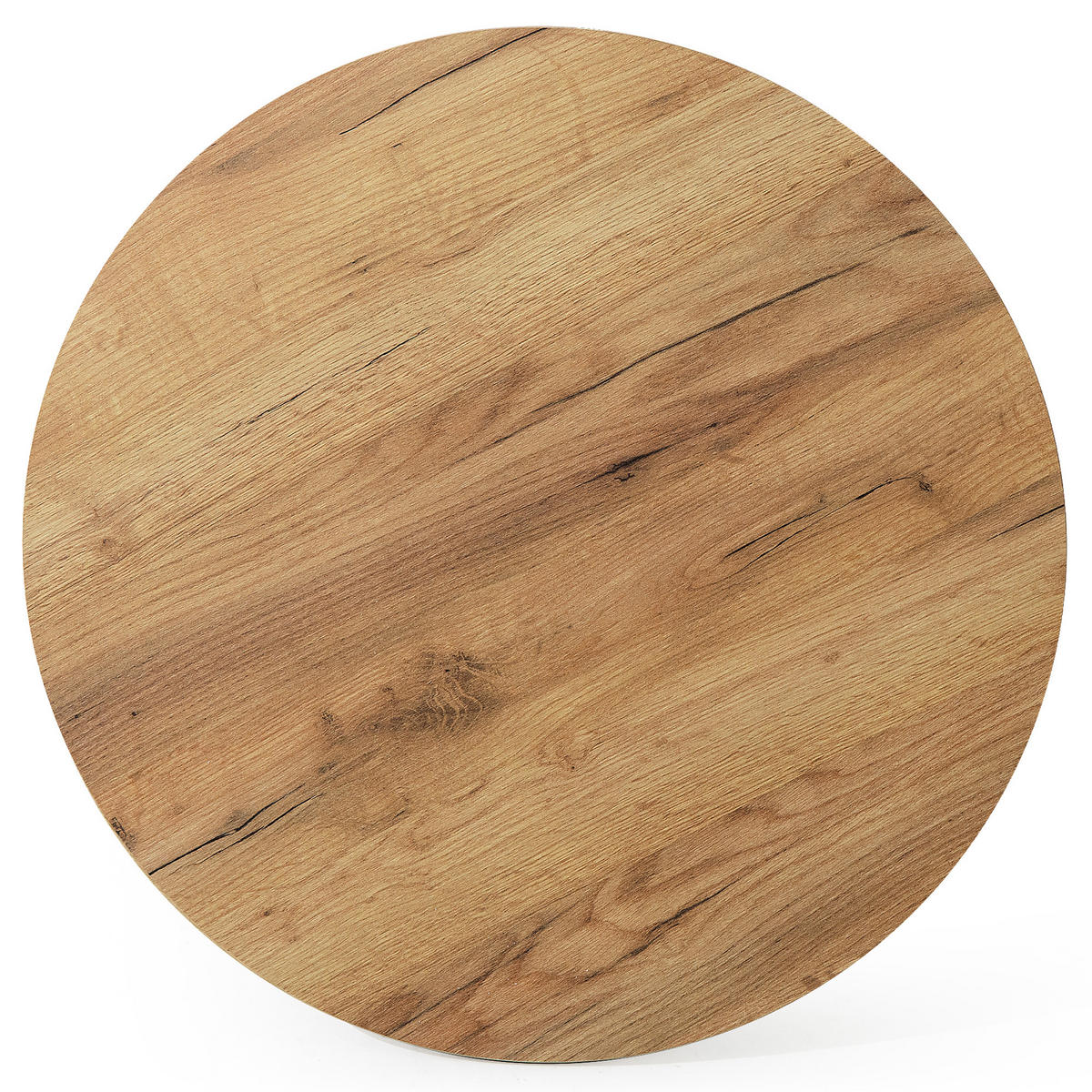 COUCHTISCH HEIRO Kaffeetisch - Eichefarben, Holzwerkstoff/Metall (69/69/45cm) - KONSIMO®