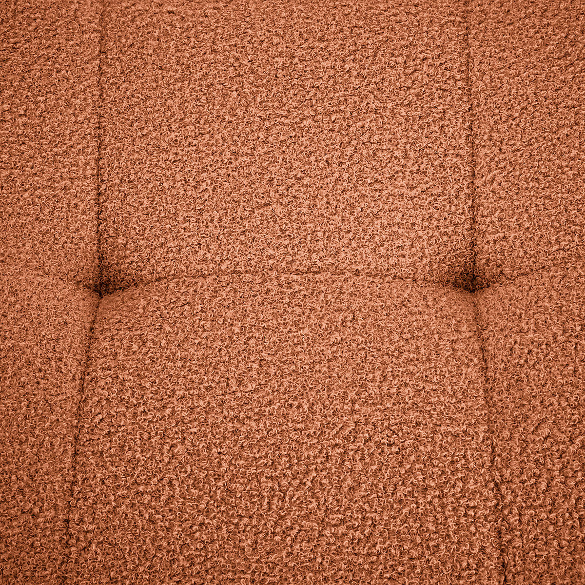 POLSTERHOCKER - Schwarz/Kupferfarben, Textil/Metall (67/47/50cm) - home24