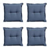 SITZKISSEN Panama 50/50 cm 4er-Set - Blaugrau, Textil (50/5/50cm) - Madison