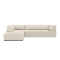 ECKSOFA links Ruby aus Cord leichtes beige 4 Sitzplätze - Beige, Textil (180/273cm) - Micadoni