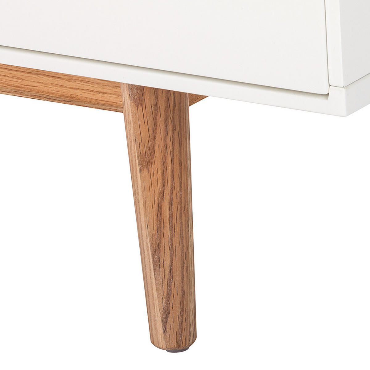 TV-LOWBOARD - Eichefarben/Weiß, Holzwerkstoff (180/59/45cm) - home24