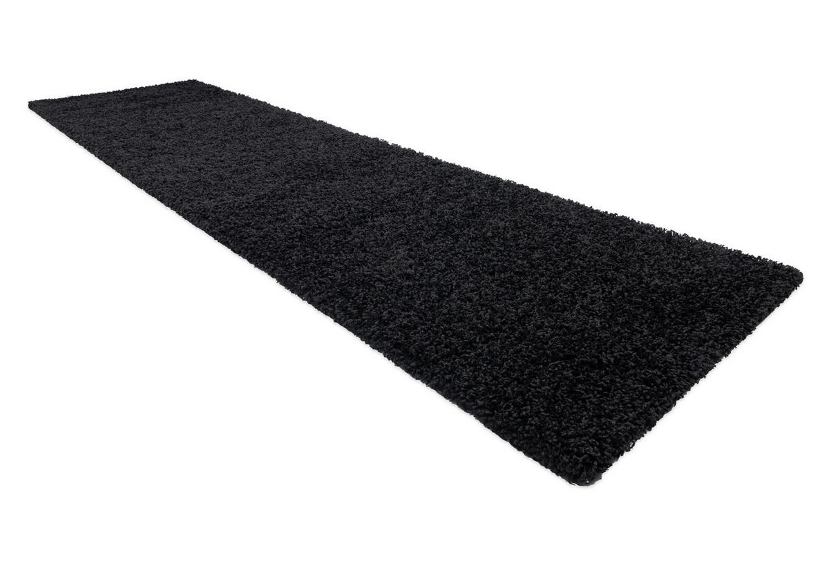 TEPPICH Soffi 80/250 cm - Schwarz, Textil (80/250cm) - rugsX