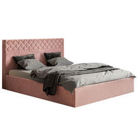 BETT Rosa OLDO 4 Mit Bettkasten 120x200 cm - Rosa, Textil (120/200cm) - Sepro Meble